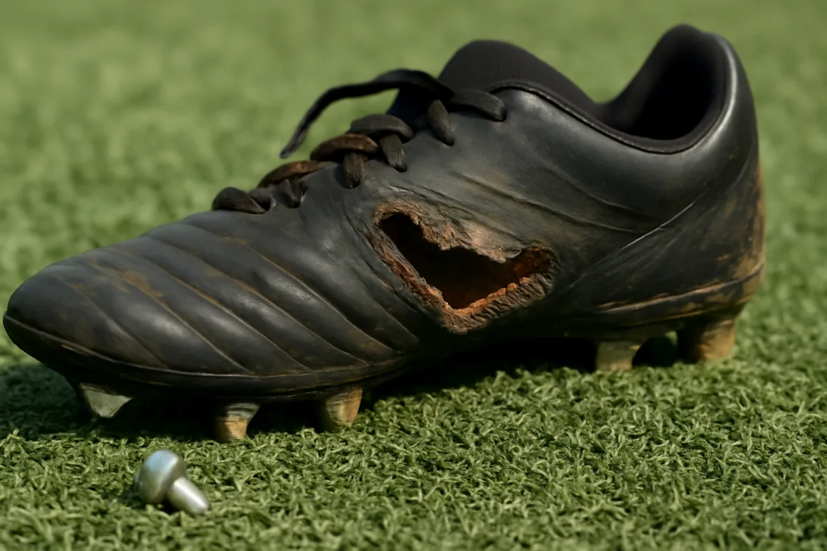 Tacchetti intercambiabili su sintetico: l'errore che rovina le scarpe da calcio