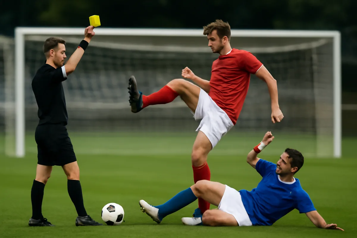 Fallo pericoloso nel calcio: la soglia esatta oltre cui scatta la sanzione disciplinare